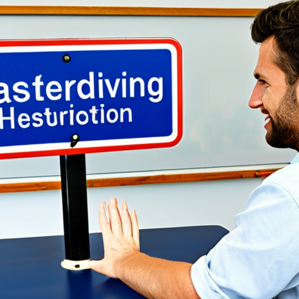 도로교통사 필기시험 대비를 위한 암기법 - Road Sign Learning**
"A friendly driving instructor, fully clothed, explaining road signs to a stud...