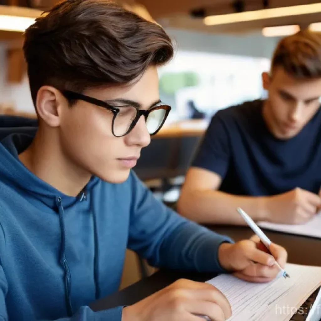 도로교통사 시험 준비를 위한 플랜 설정 - **"A focused young adult, approximately 18-20 years old, studying for the French Highway Code (Code ...
