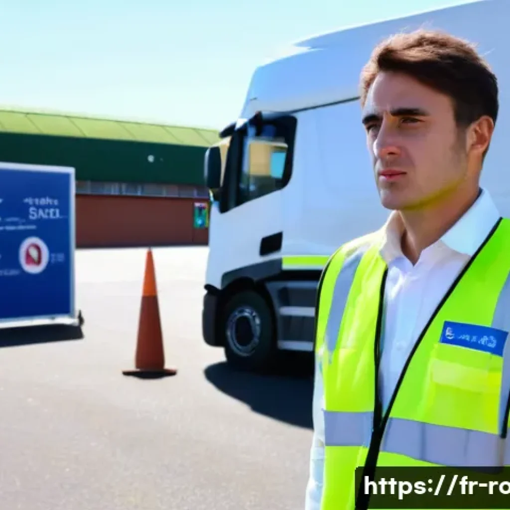 도로교통사 자격증 취득 후 직업 선택의 폭 - **Prompt 1: Modern Heavy Vehicle Driving School in France**
    "A vibrant, wide-angle shot of a you...